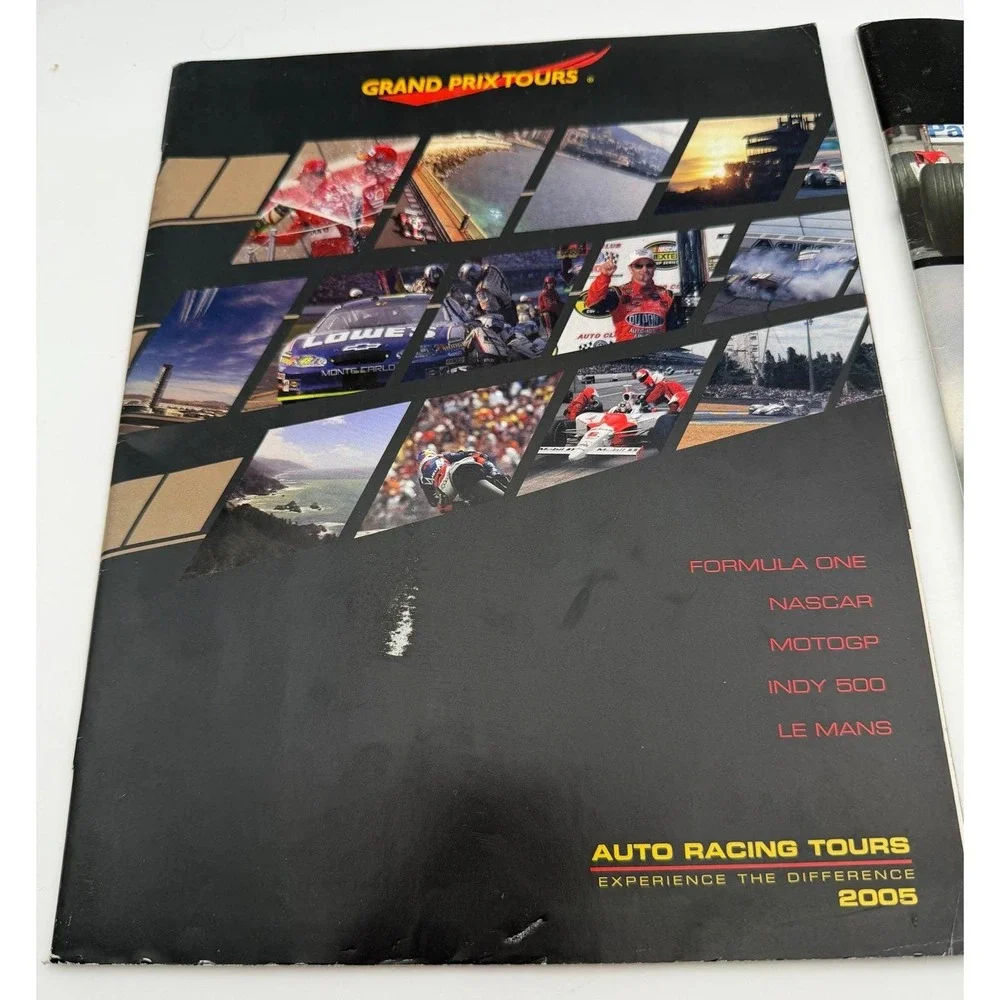 Grand Prix Tours 2005 2006 Brochures‎ Formula 1 NASCAR MotoGP Indy 500 Lot of 2